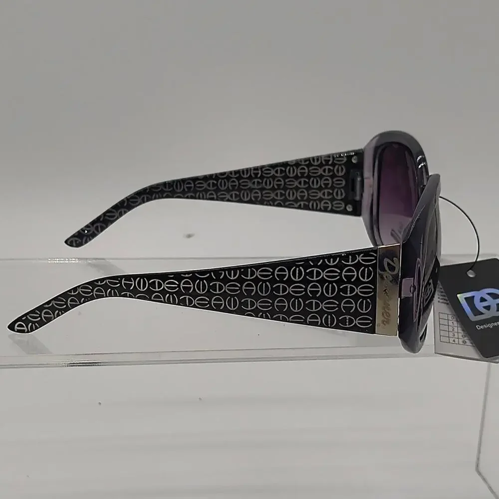 222 black gray sunglasses